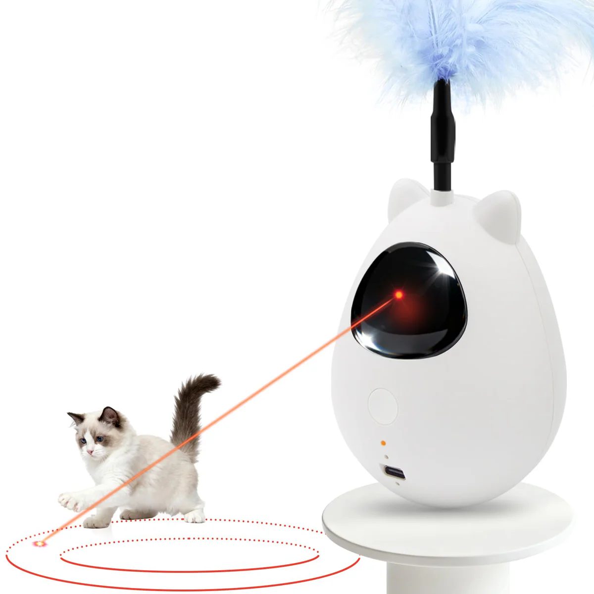 Automatic Interactive Cat Laser Toy (USB)