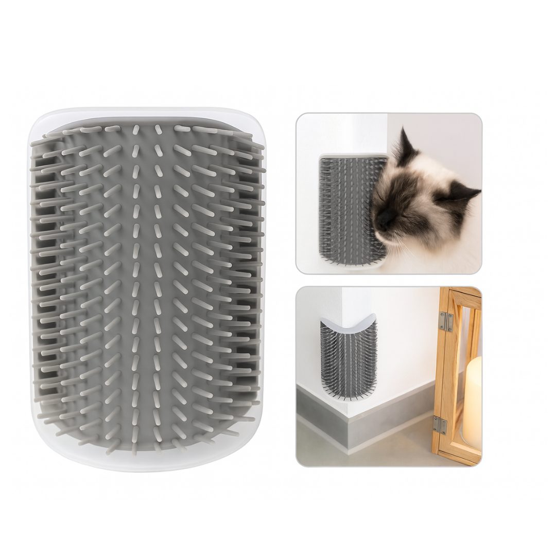 Corner Self-Groomer Brush for Cats