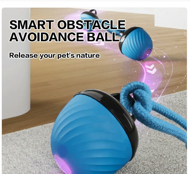 Motion-Activated Interactive Dog Ball