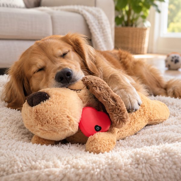 Dog Anxiety Companion Heartbeat Plush Toy
