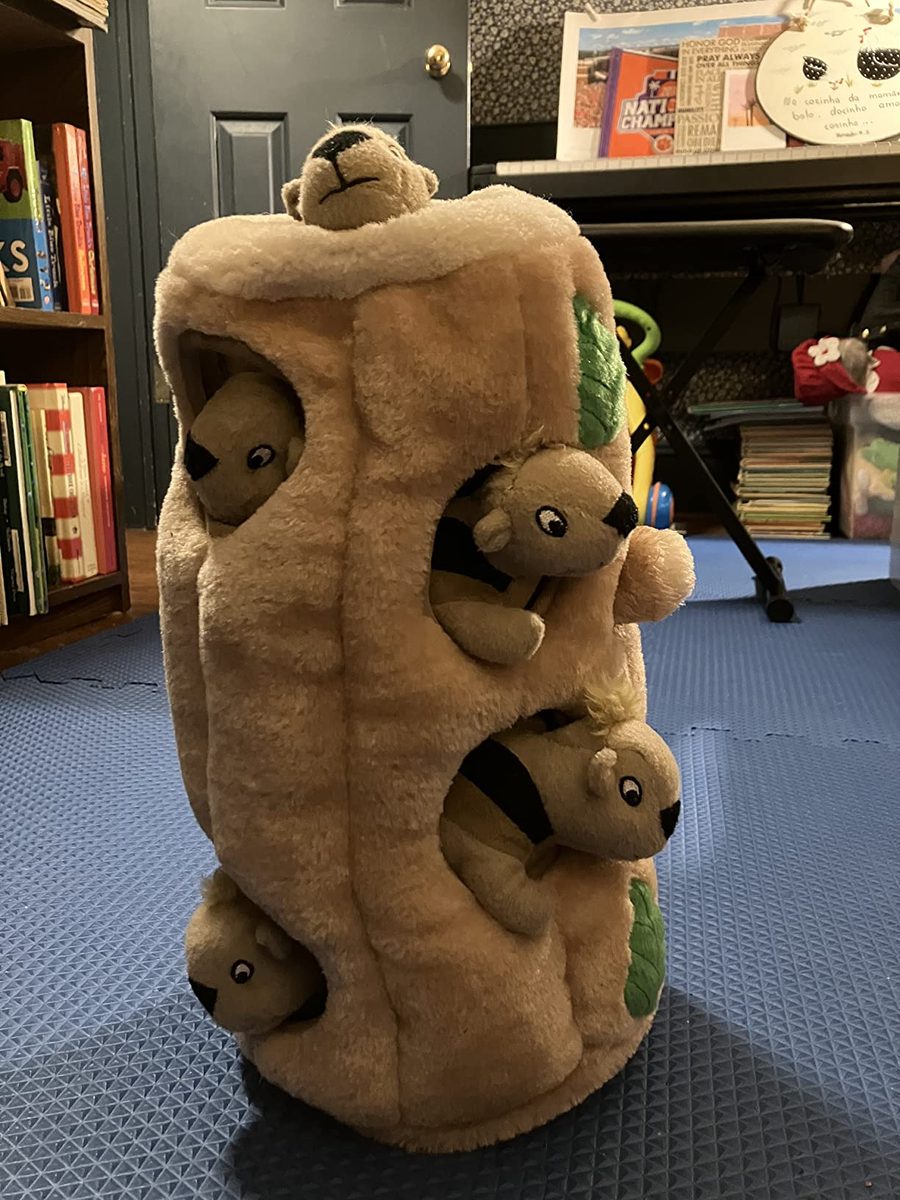 Hide-and-Seek Burrow Plush (Squirrel)