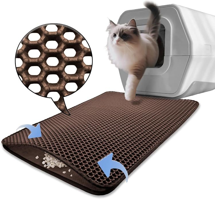 Honeycomb Cat Litter Mat (EVA, Large)