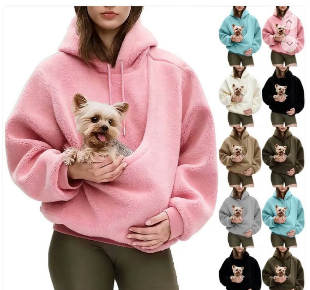 Kangaroo-Pouch Pet Carrier Hoodie