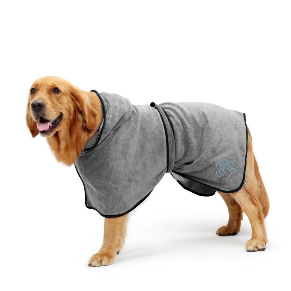 Microfiber Dog Bathrobe