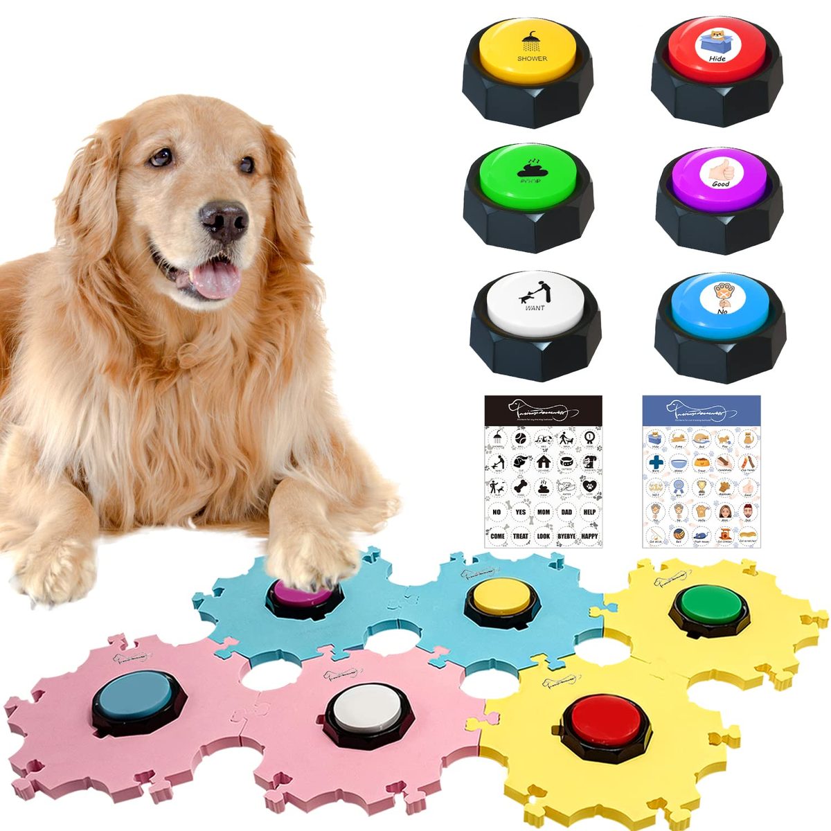 Recordable Talking Buttons (Pet Communication Set)