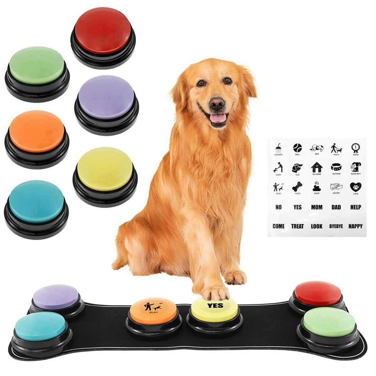 Recordable Talking Buttons (Pet Communication Set)