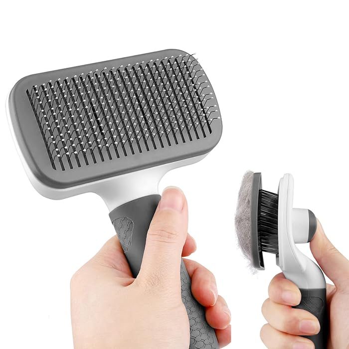 Self-Cleaning Slicker Brush