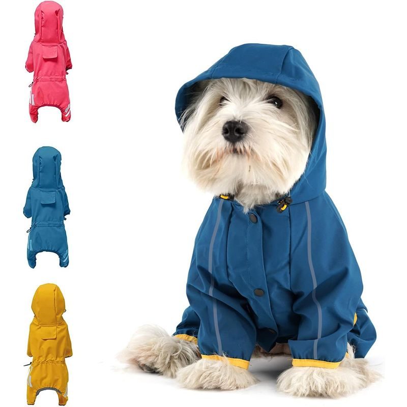 Full-Coverage Waterproof Dog Raincoat