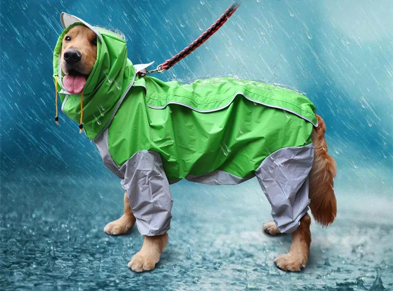 Full-Coverage Waterproof Dog Raincoat