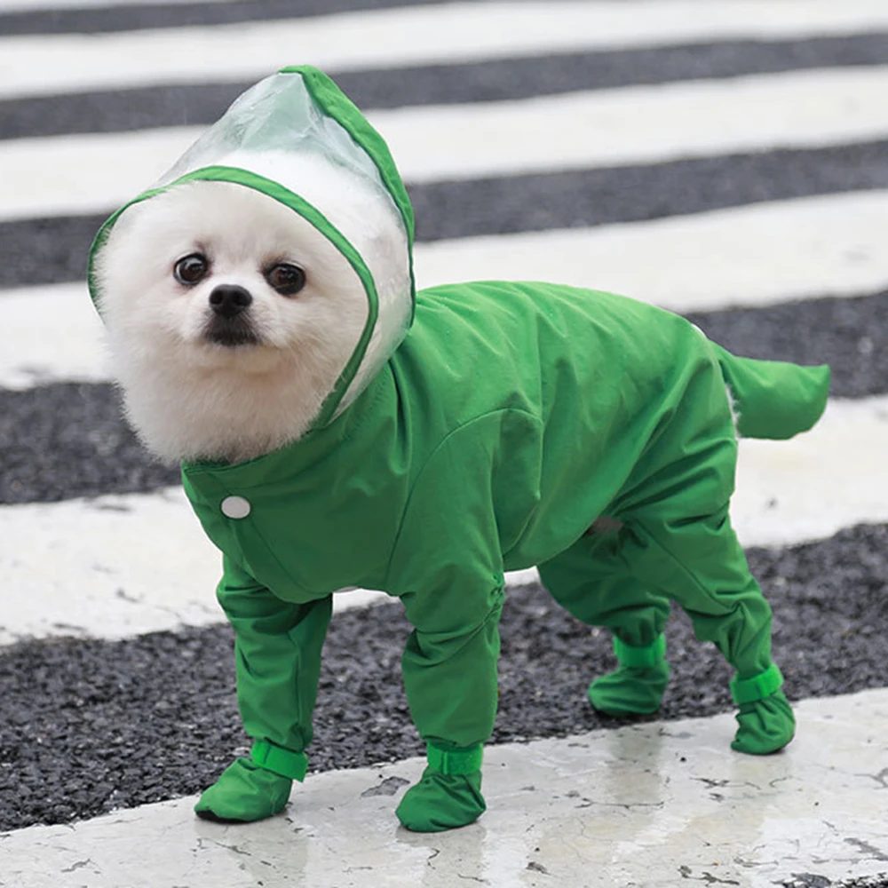 Full-Coverage Waterproof Dog Raincoat
